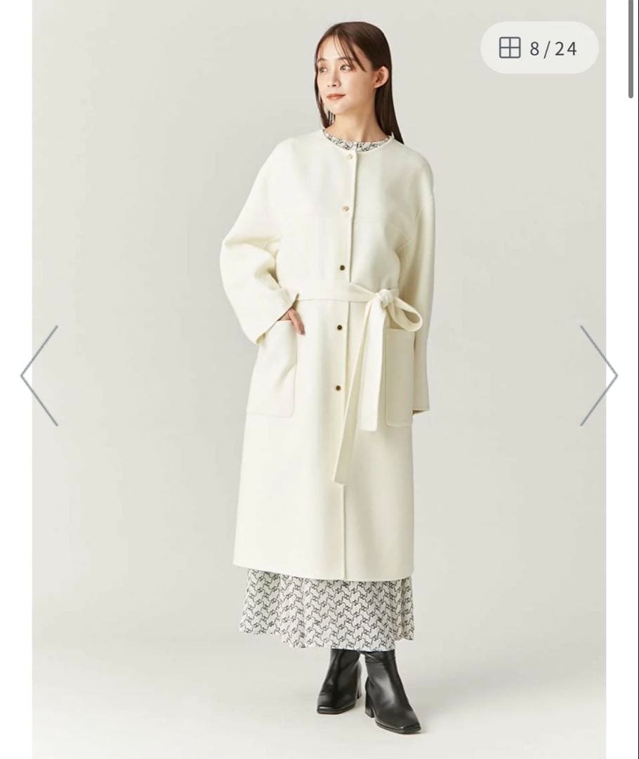 【値下げ】FRAY I.D super140'sウールリバーコート