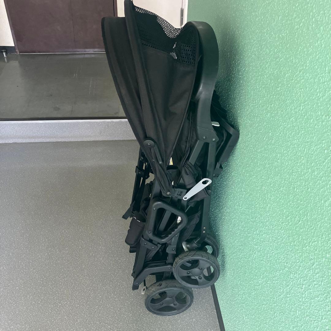 ネビオ　アミティエ　ブラック ベビーカー　2人乗り
