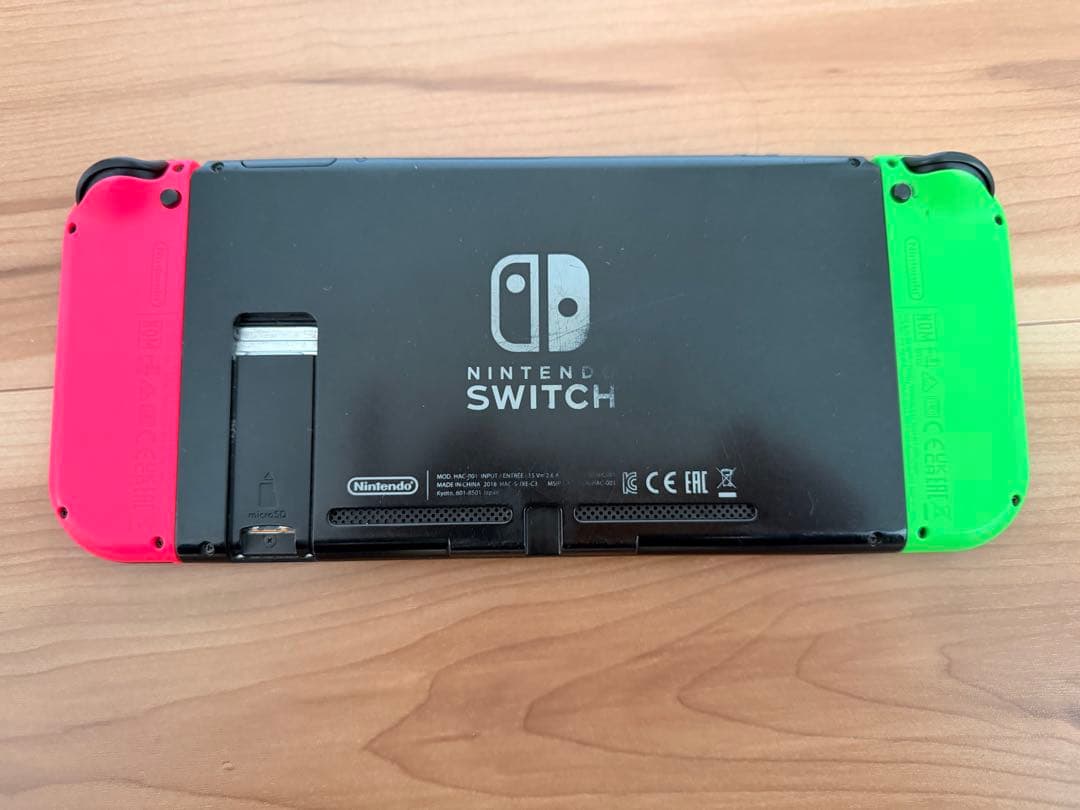 Nintendo Switch 本体 グリーン/ピンク、ジャンク品
