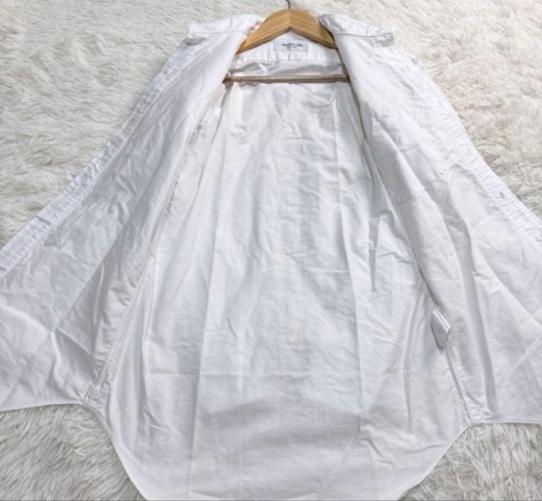 美品 トムブラウン 白シャツ トリコロール オックスフォード 長袖 定番