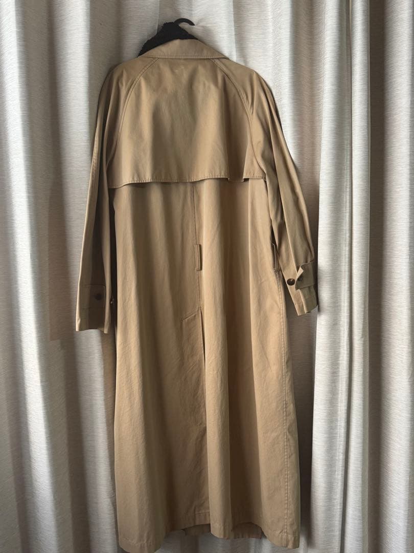 ES:S ファー付きトレンチコート