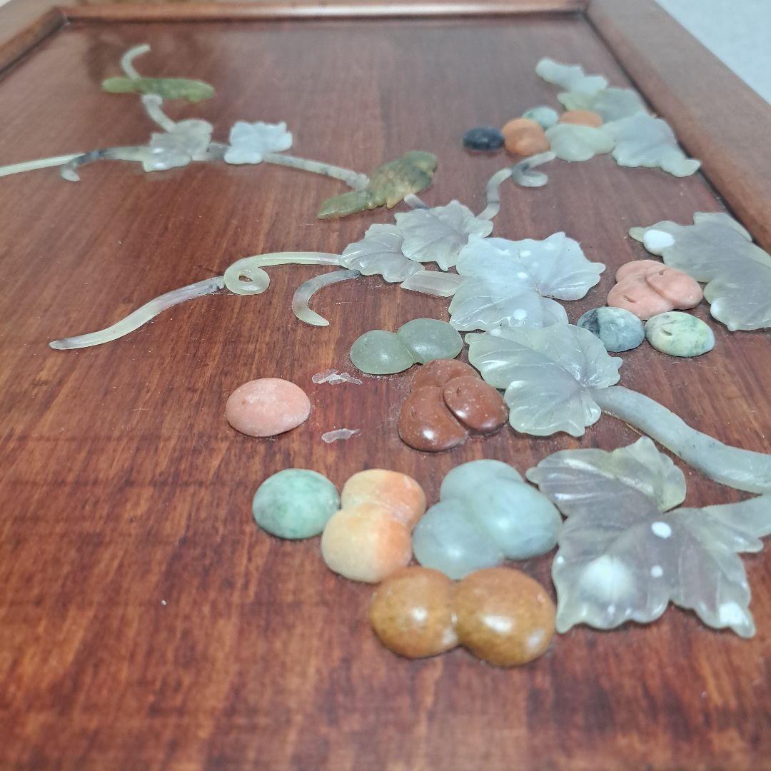 美術品 　希少　石細工　中国　 チェスト　工芸品　箪笥 骨董　アンティーク