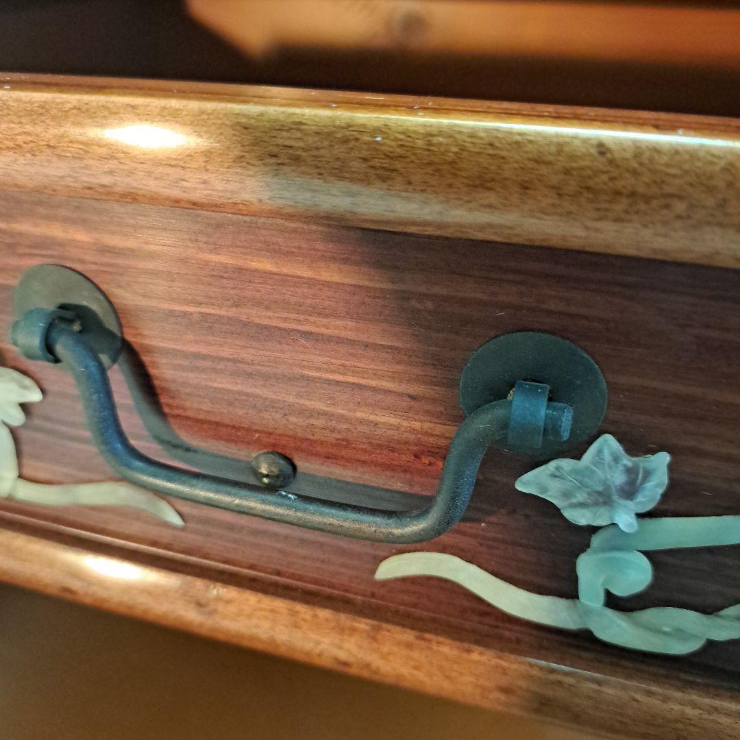 美術品 　希少　石細工　中国　 チェスト　工芸品　箪笥 骨董　アンティーク