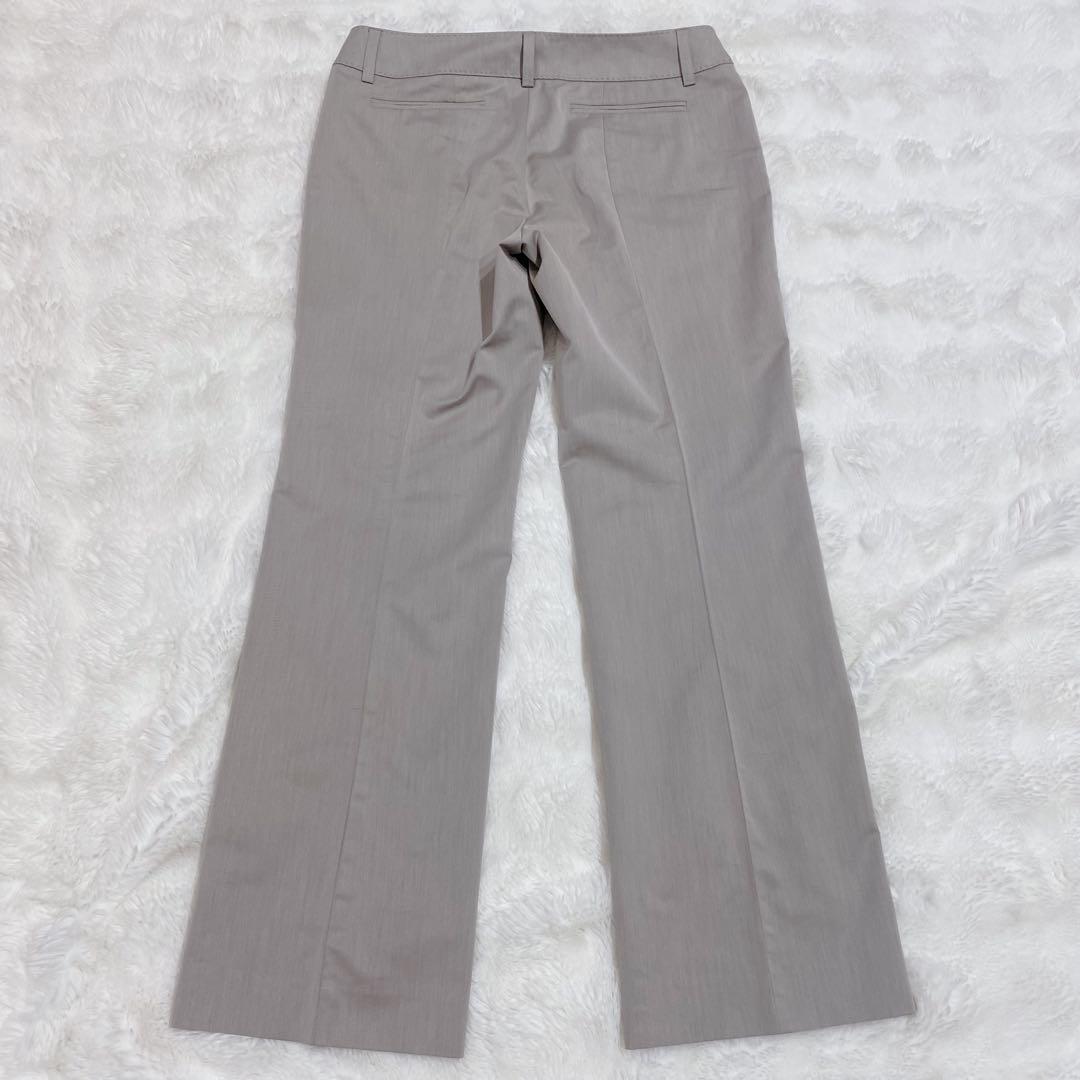 【大きいサイズ】組曲 ストレッチパンツスーツ セットアップ グレージュ