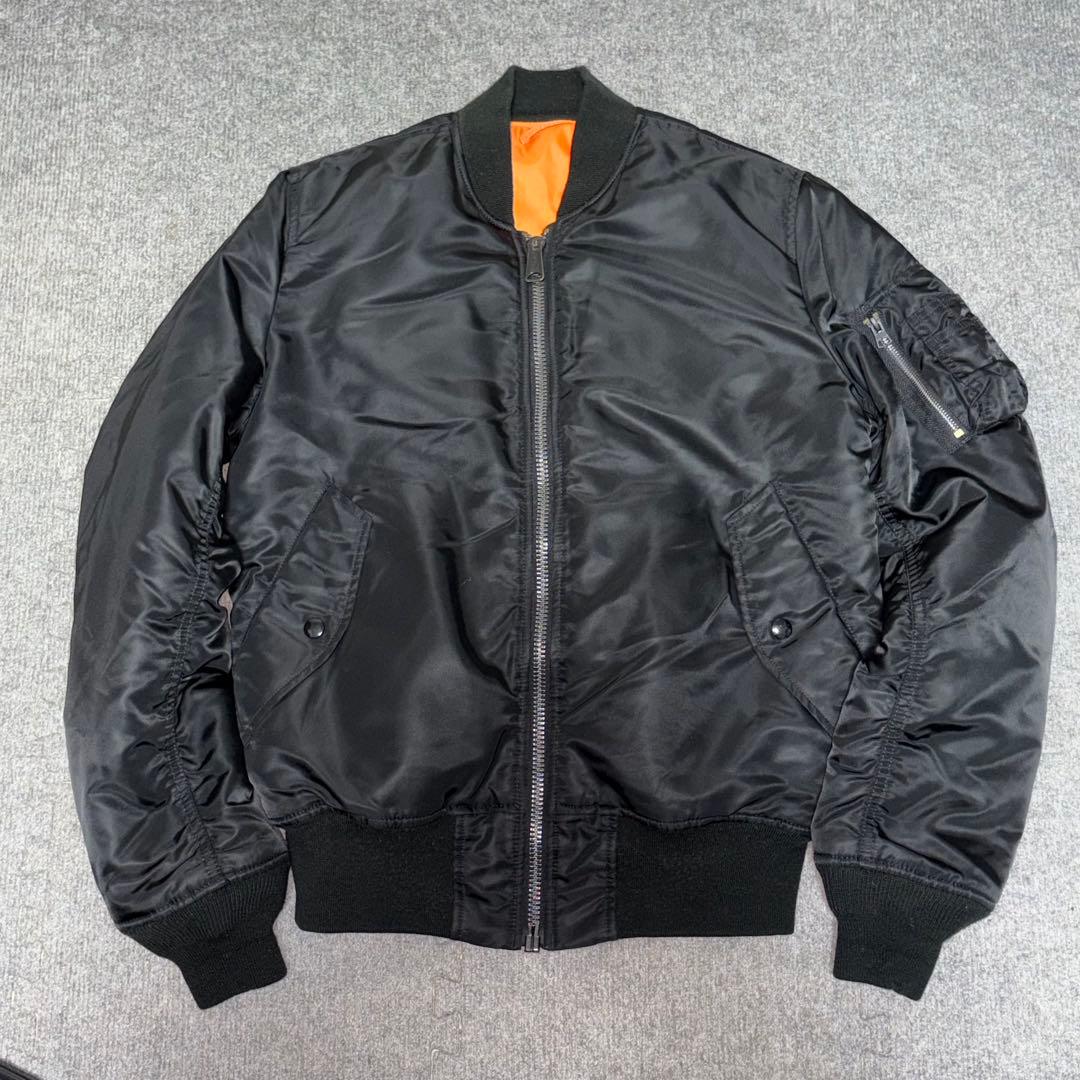 【極美品✨】【90s】ALPHA INDUSTRIE ma-1 ブラック M