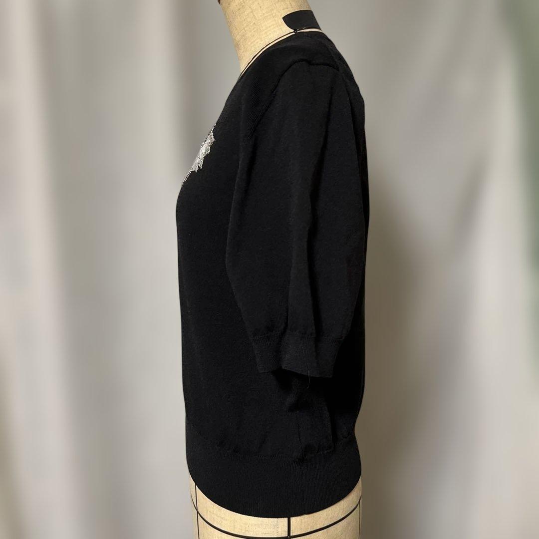 STRAWBERRY FIELDS 【新品】バレリーナモチーフ五分丈ニット