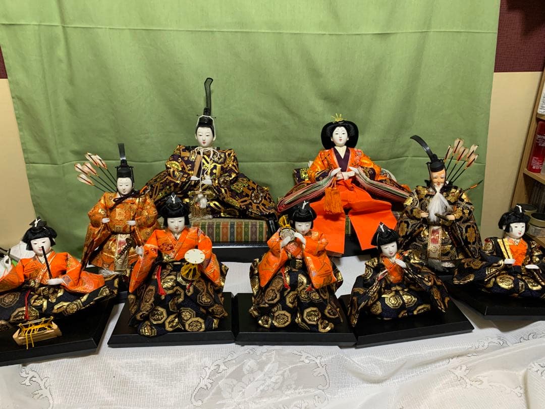 お雛様セット　［雛人形 親王飾りH35cm］［雛人形 五人囃子］［雛人形 随身］