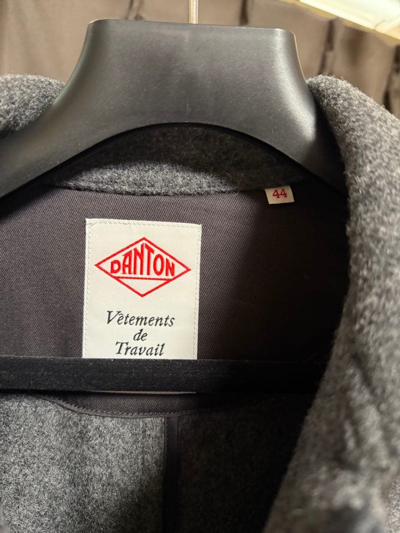 DANTON グレー ウールコート サイズ44 美品
