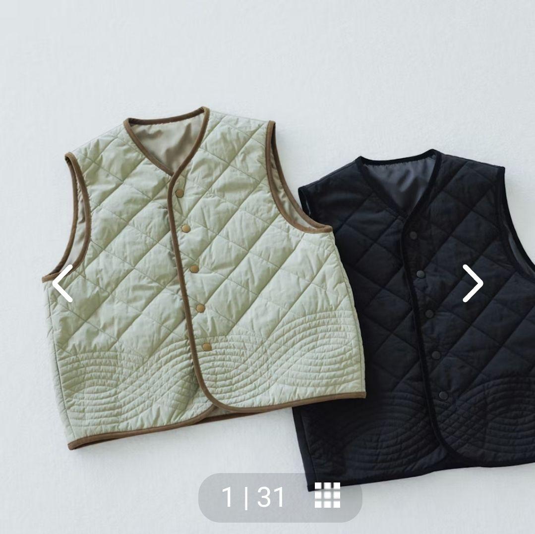 北欧暮らしの道具店　キルティングベスト