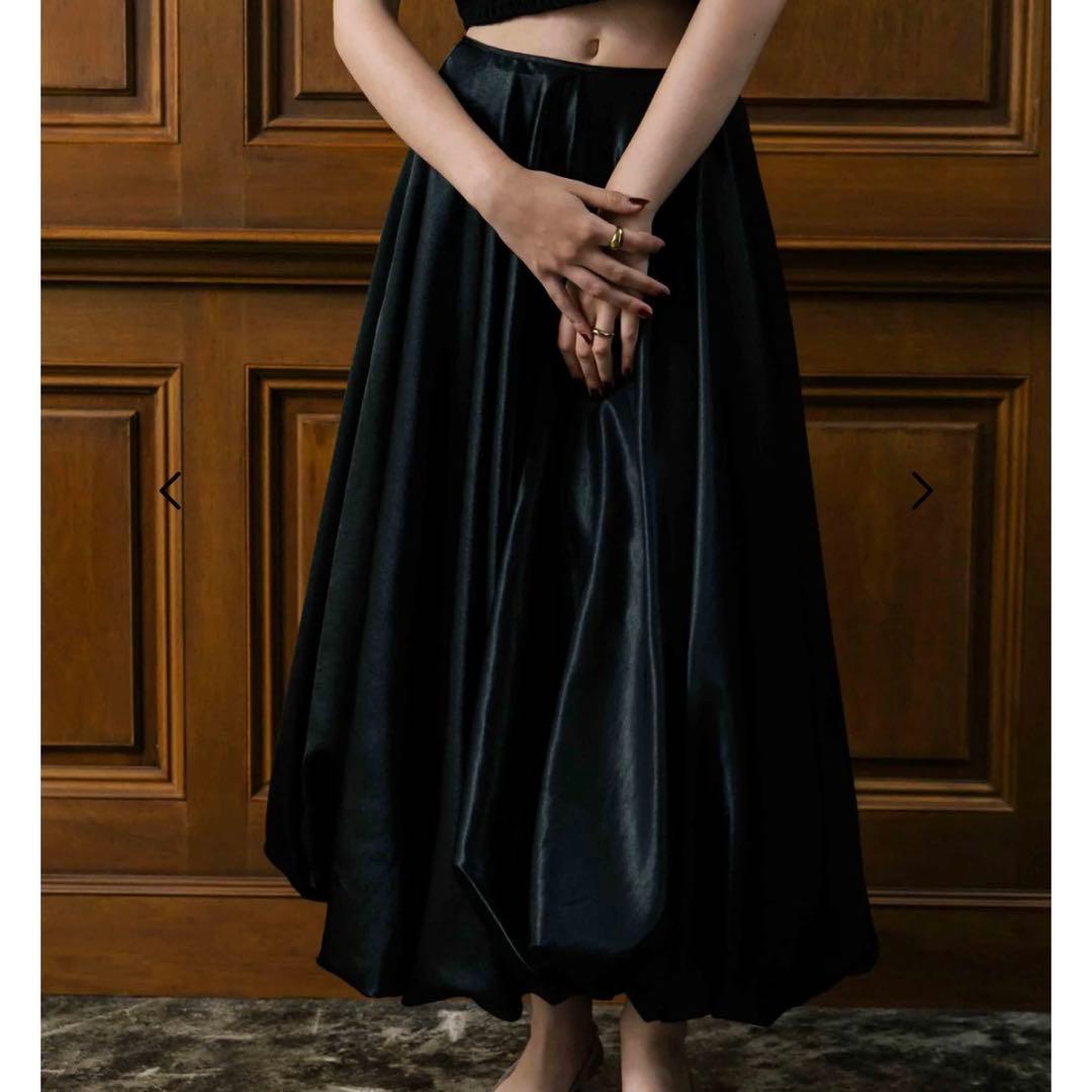 THE TOE Bercy Balloon Skirt ブラック　S