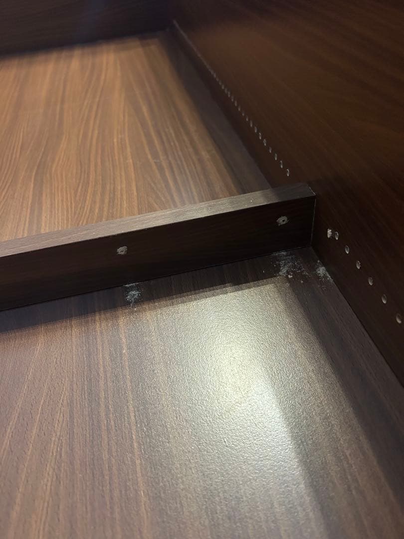 ホワイトLEDセット JAJAN フィギュアラック ザ サードワイドブラウン