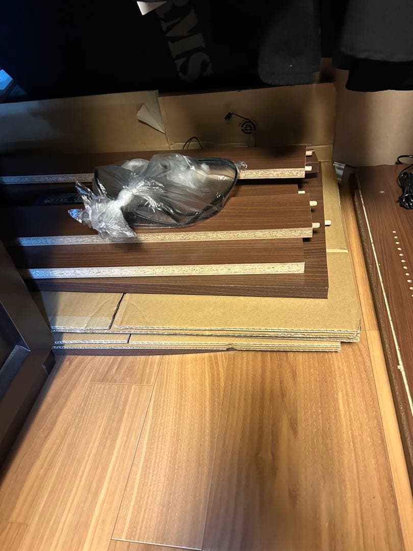 ホワイトLEDセット JAJAN フィギュアラック ザ サードワイドブラウン