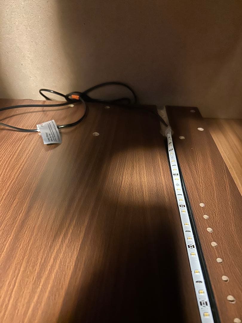 ホワイトLEDセット JAJAN フィギュアラック ザ サードワイドブラウン