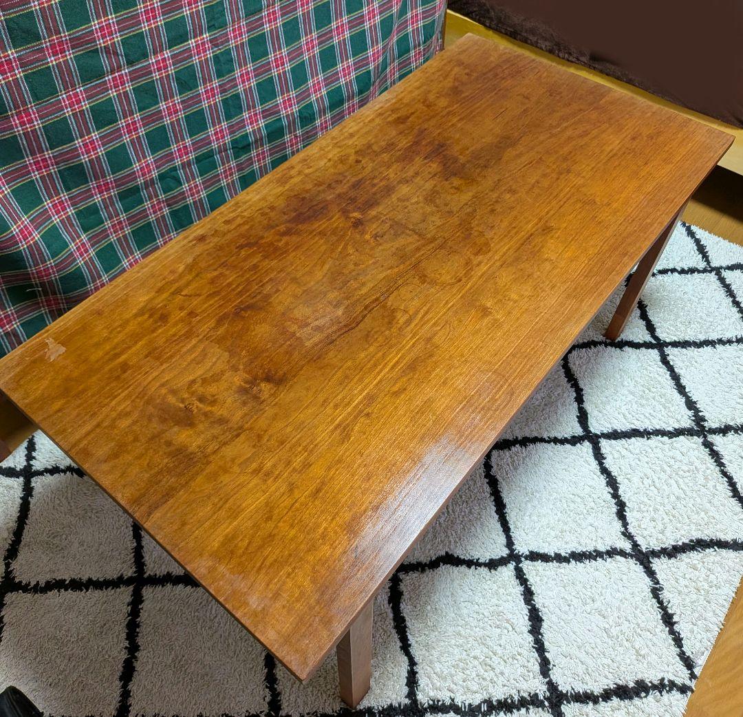 【新生活】北の住まい設計社 n’frame センターテーブル (チェリー材)