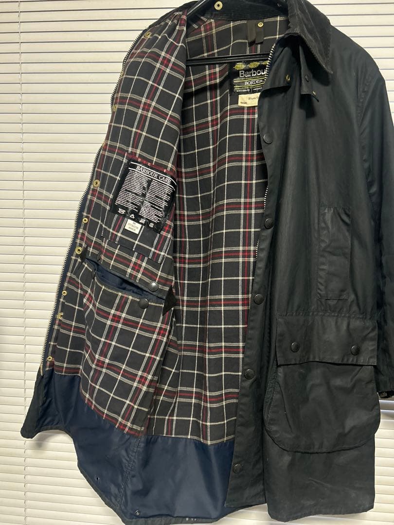 美品　バブアー Barbour ボーダー 36 ヴィンテージ　1987年製
