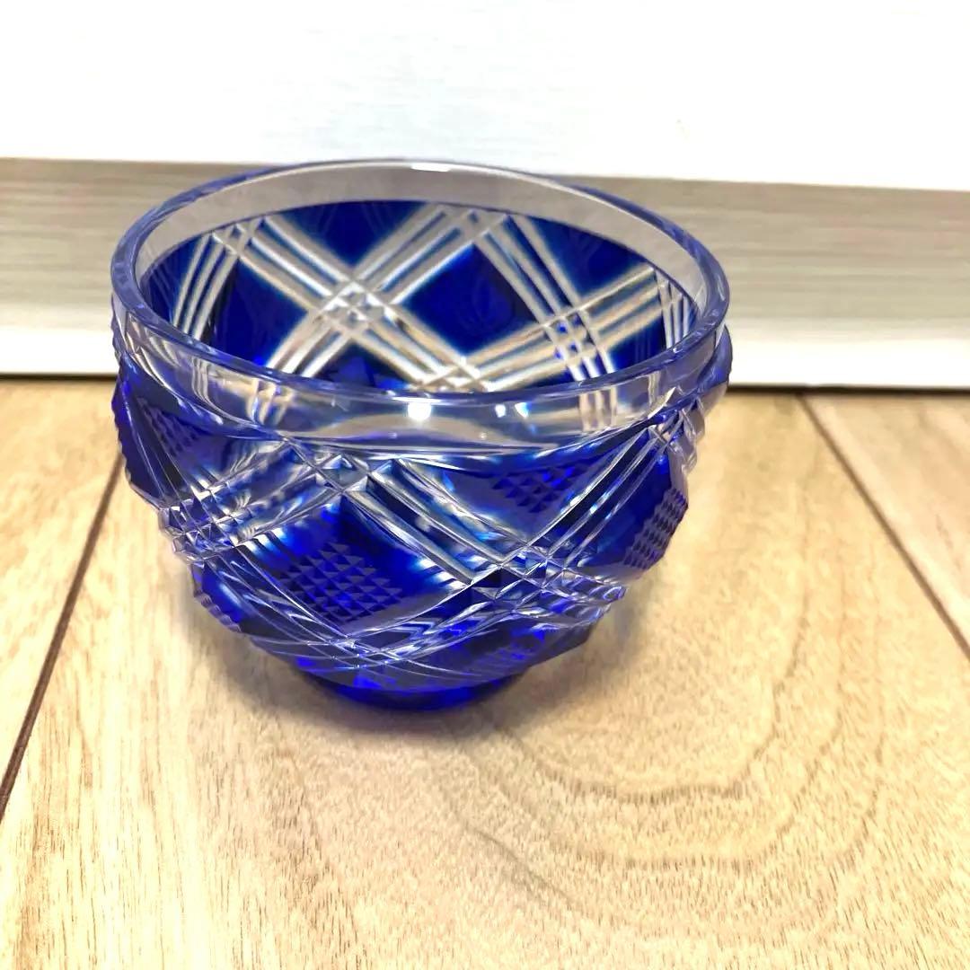 新品未使用　薩摩びーどろ工芸　小付鉢揃　5個セット