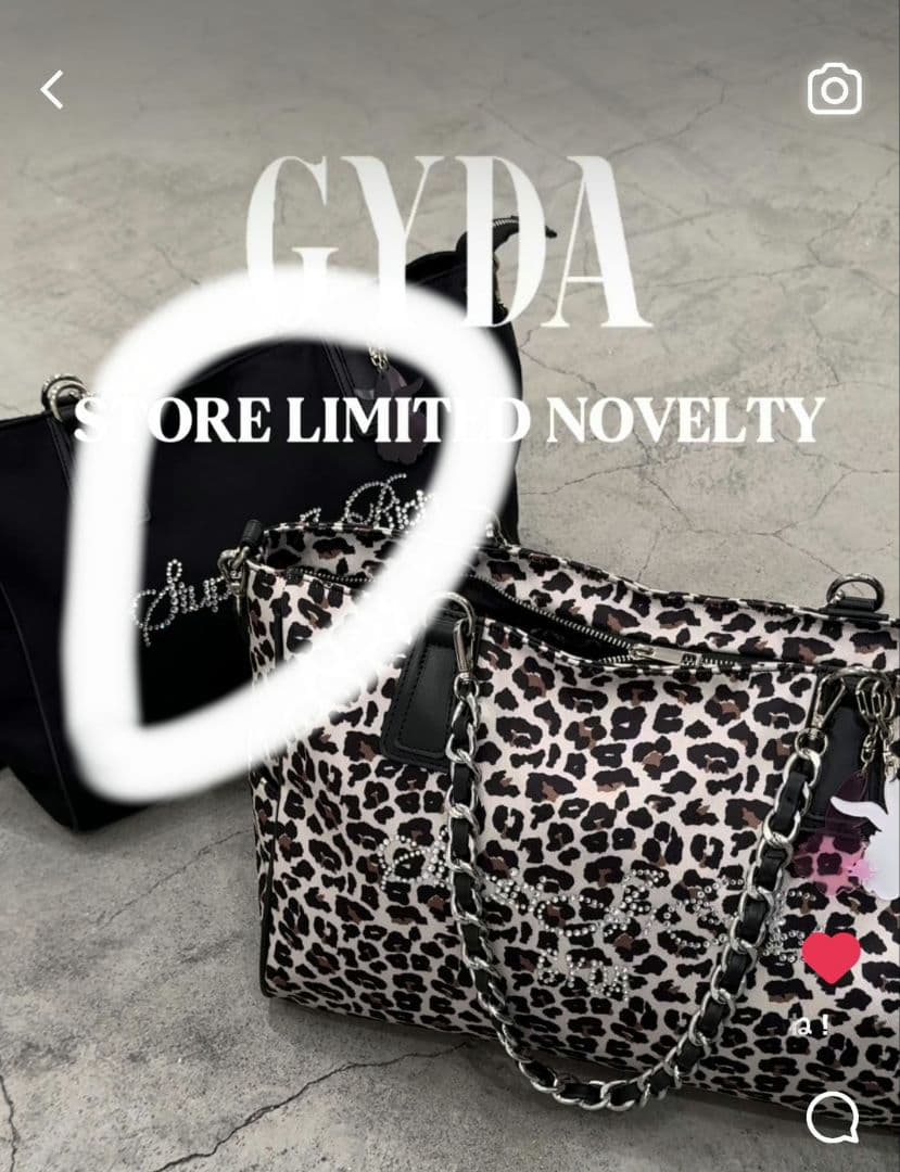 GYDA トートバッグ ブラック　ノベルティ