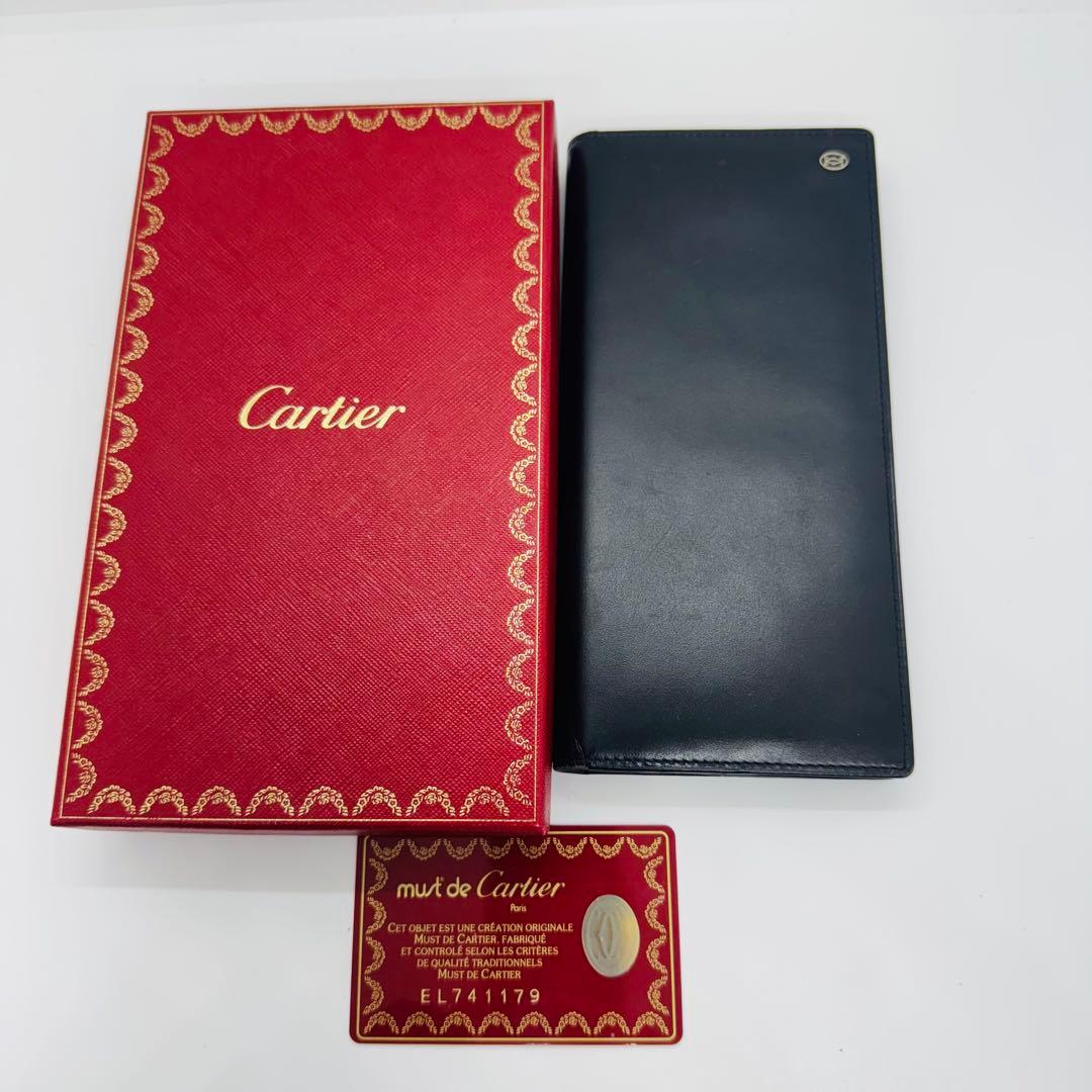 ✨Cartier✨カルティエ✨ブラック✨パシャ✨レジャー✨ロングウォレット✨