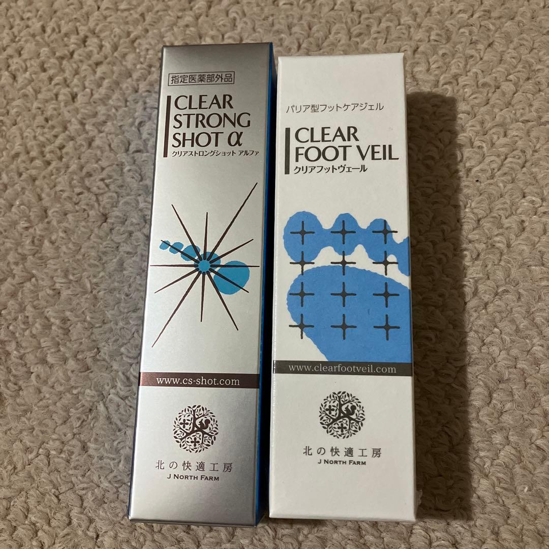 新品 クリアストロングショットアルファ3本＋クリアフットヴェール3本 計6本