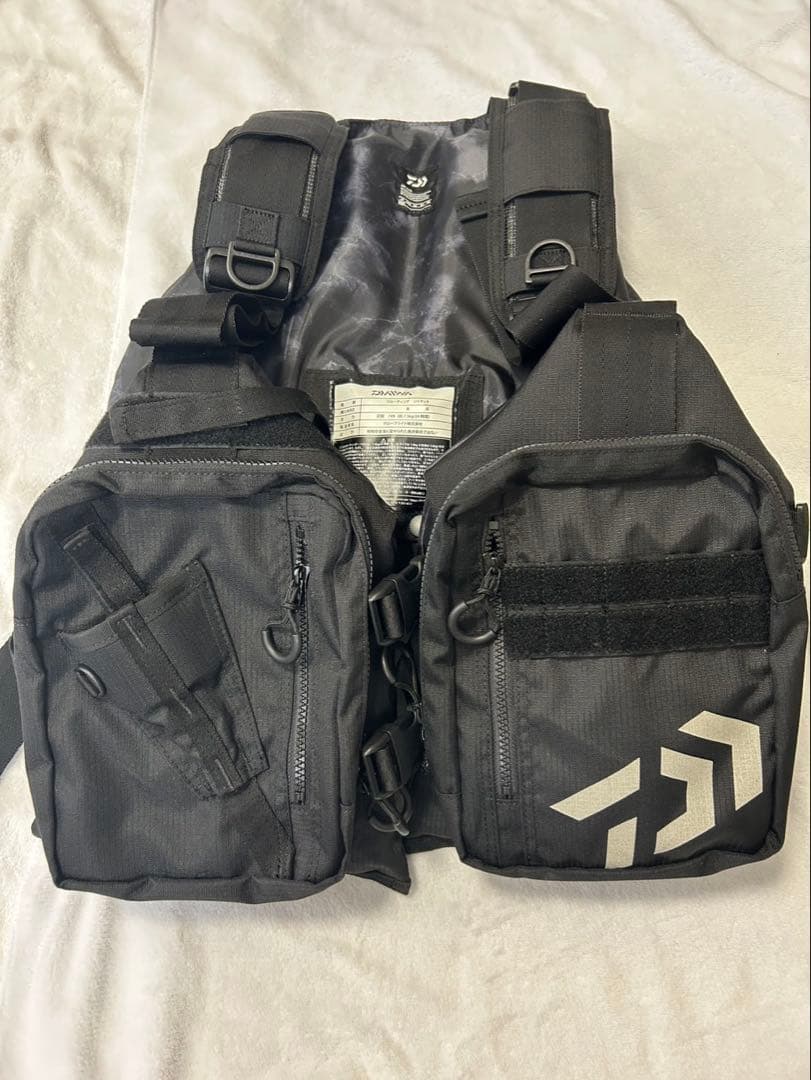 DAIWA DF-6421 ブラック フィッシングベスト