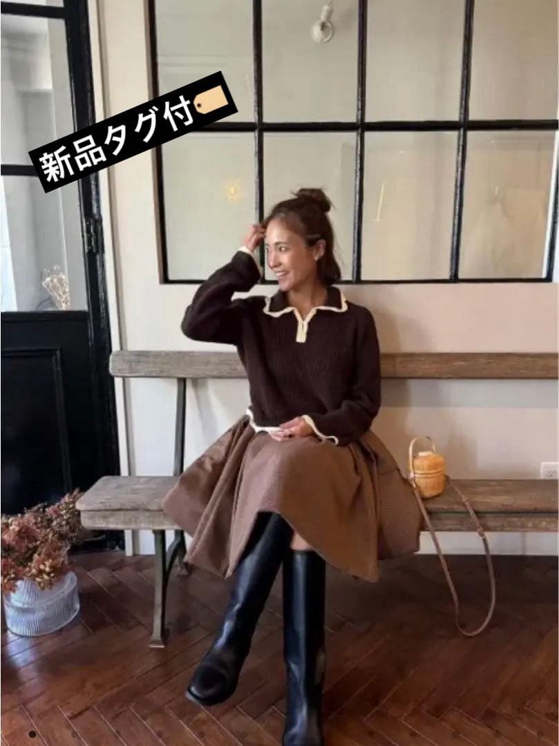 rosymonster リバーシブルスカート❤︎ブラウン