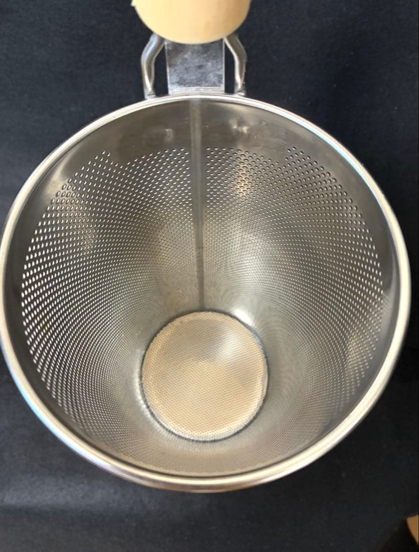 テボ　パスタ　湯切り　パンチング　2点　美品