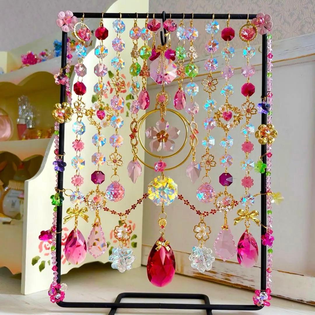 桜SAKURA桜SWAROVSKIオーナメント✩.*˚ 置き型サンキャッチャー