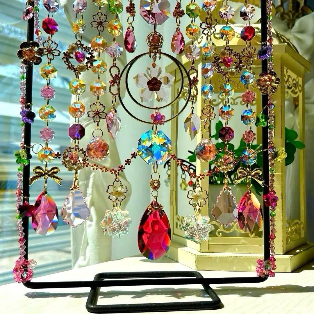 桜SAKURA桜SWAROVSKIオーナメント✩.*˚ 置き型サンキャッチャー