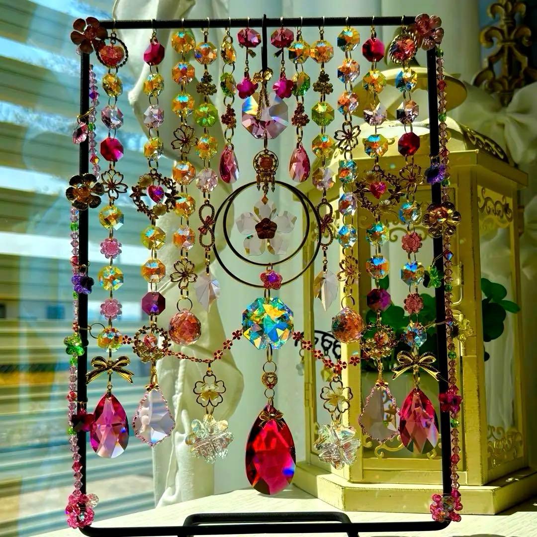 桜SAKURA桜SWAROVSKIオーナメント✩.*˚ 置き型サンキャッチャー