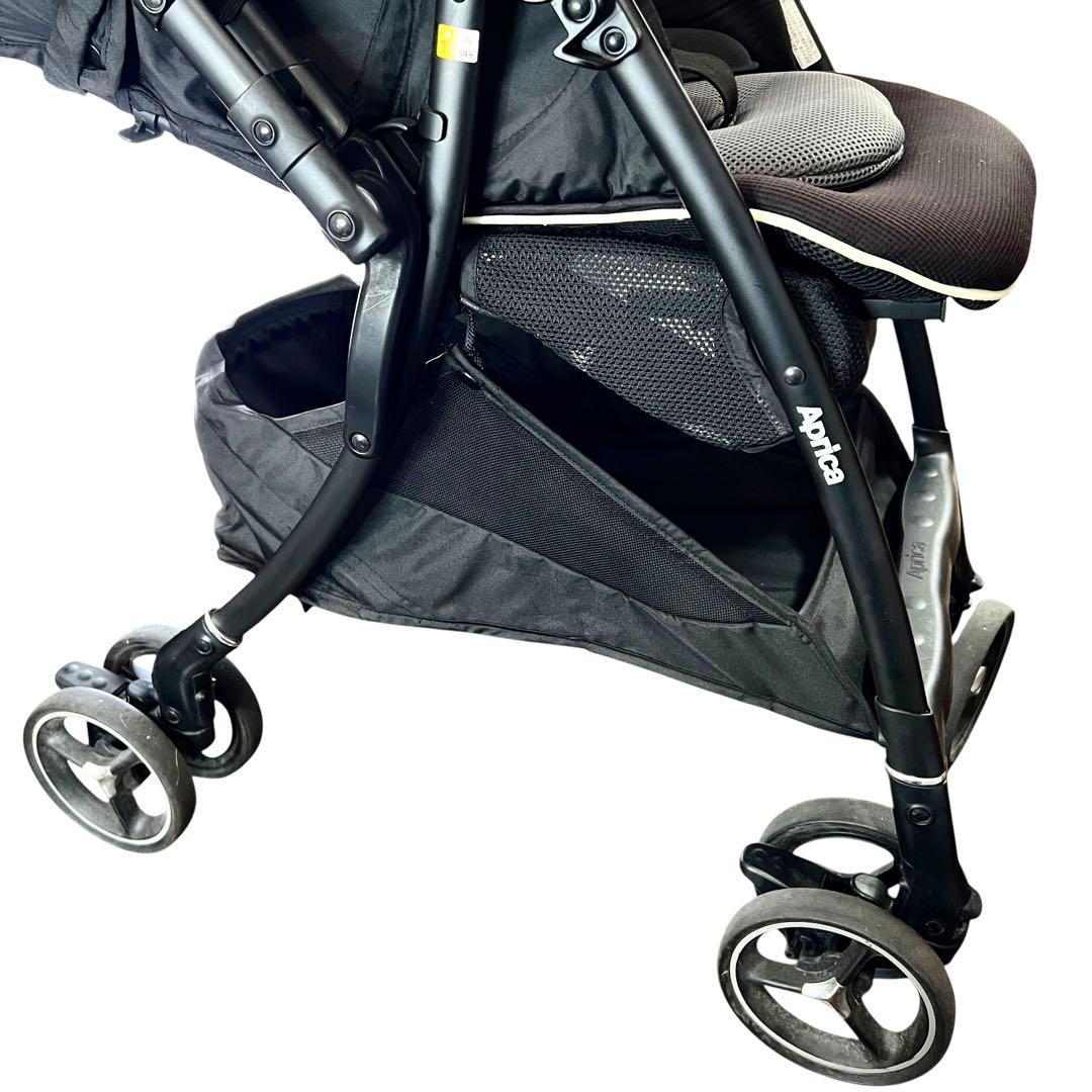 【極美品】Aprica ラクーナビッテクッション レザーハンドル 2107603