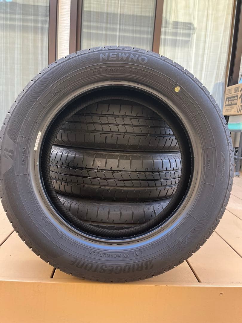 送料込み　 155/65R/14 サマータイヤ 25年日本製