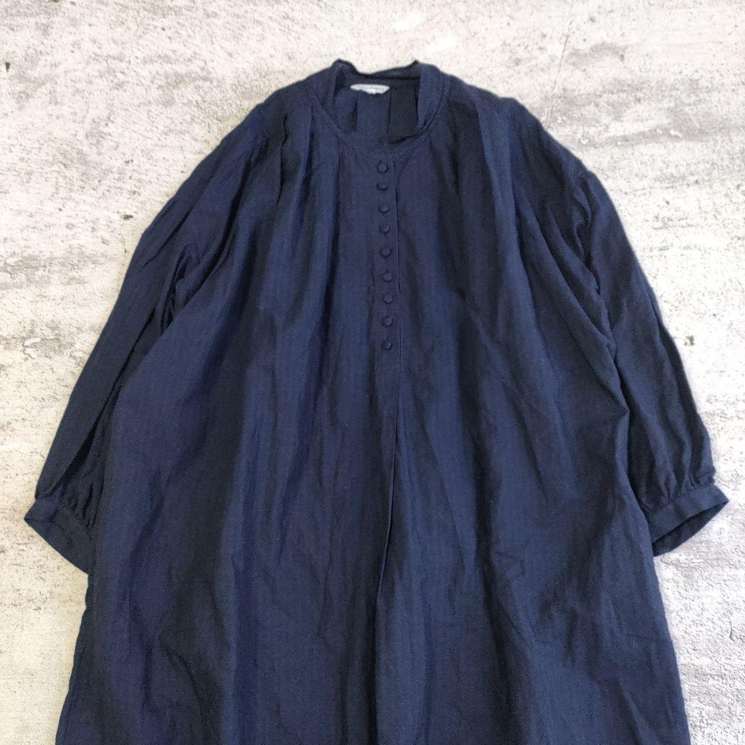 極美品/A PIECE OF LIBRARY/リノカディシャンブレーワンピース