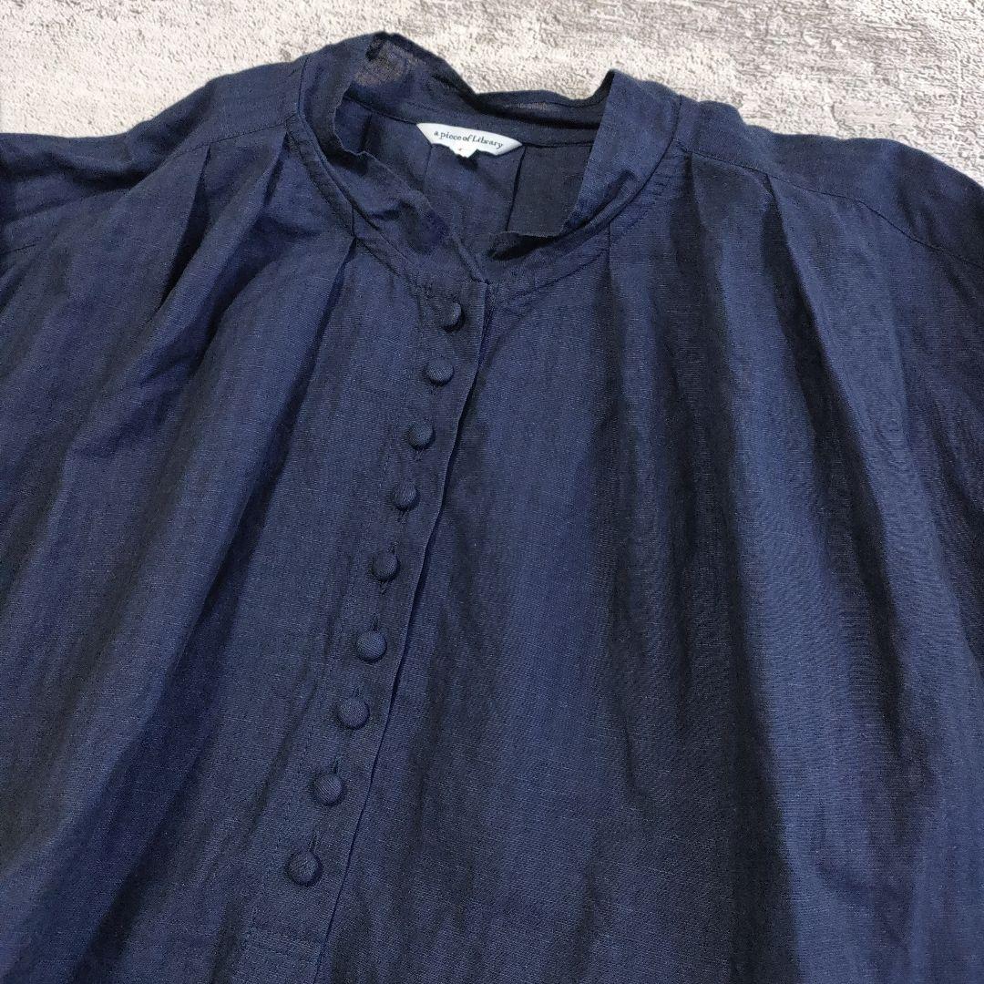 極美品/A PIECE OF LIBRARY/リノカディシャンブレーワンピース