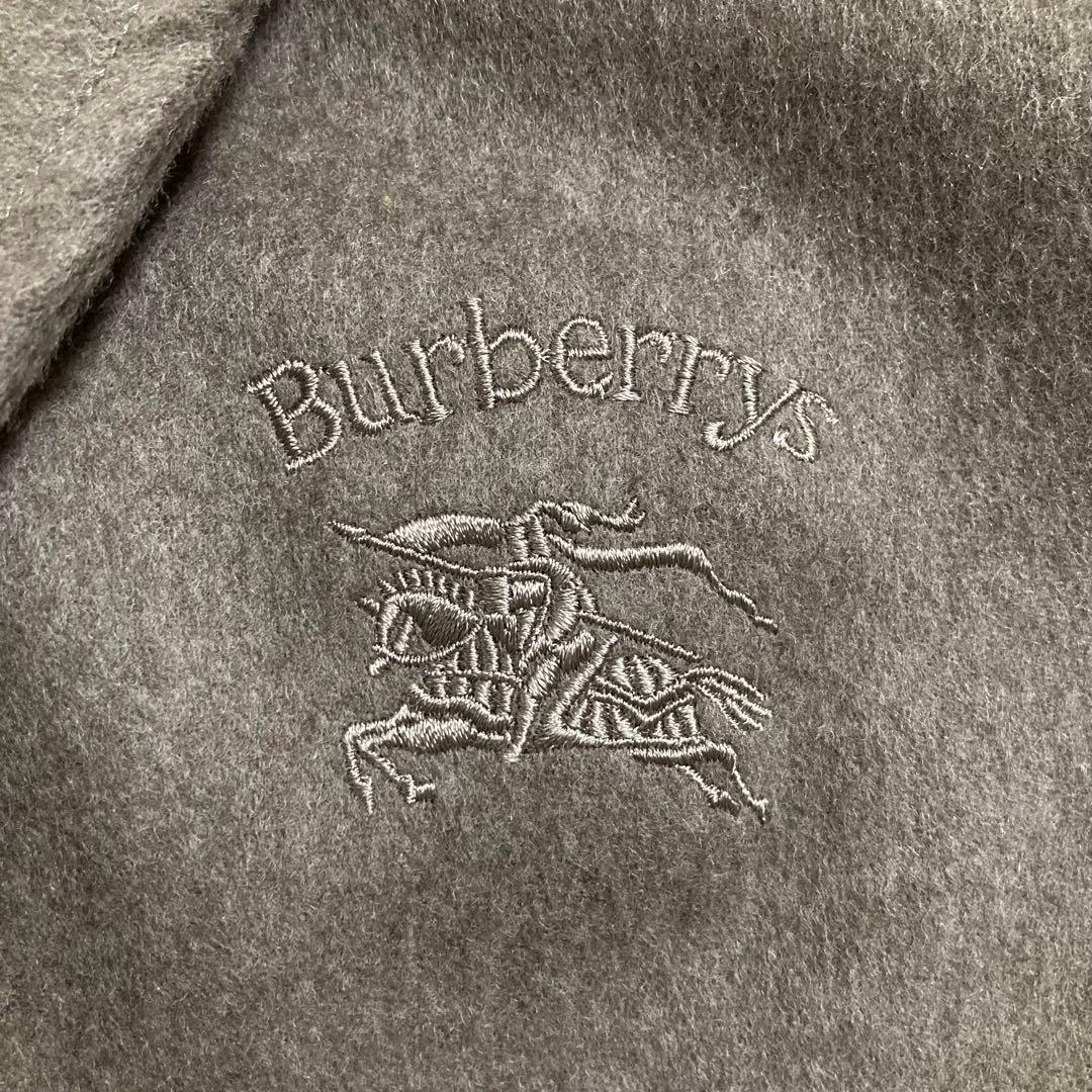 美品 バーバリーズ チェスターコート ショート ウール ペイズリー ホースロゴ