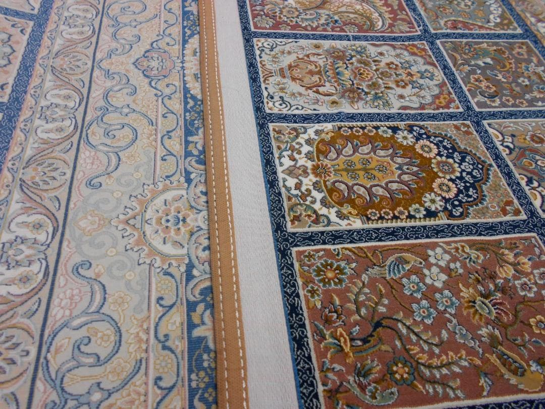 225万ノット！超高密度織 絨毯！本場 イラン産200×250cm‐201971