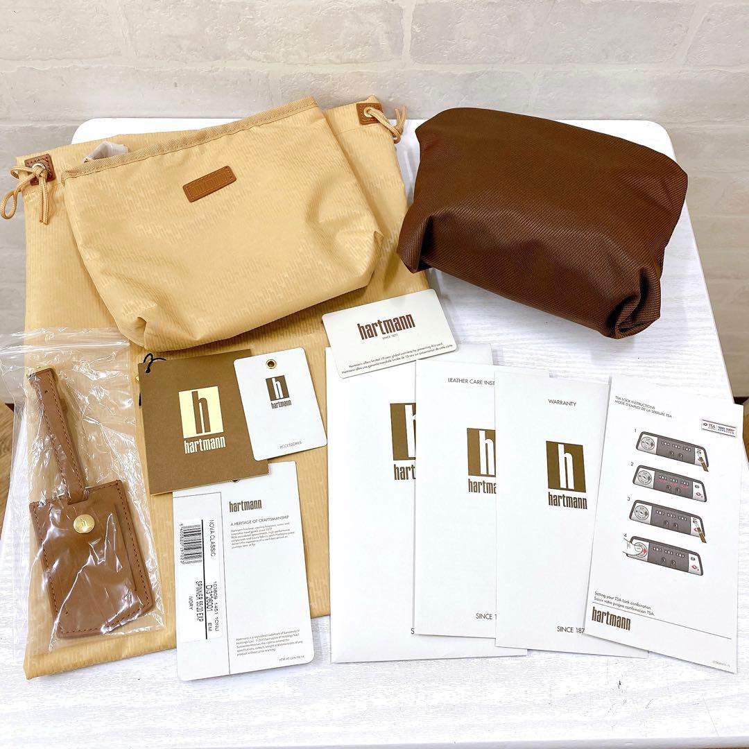 Hartmann ハートマン キャリーケース アイボリー ブラウン