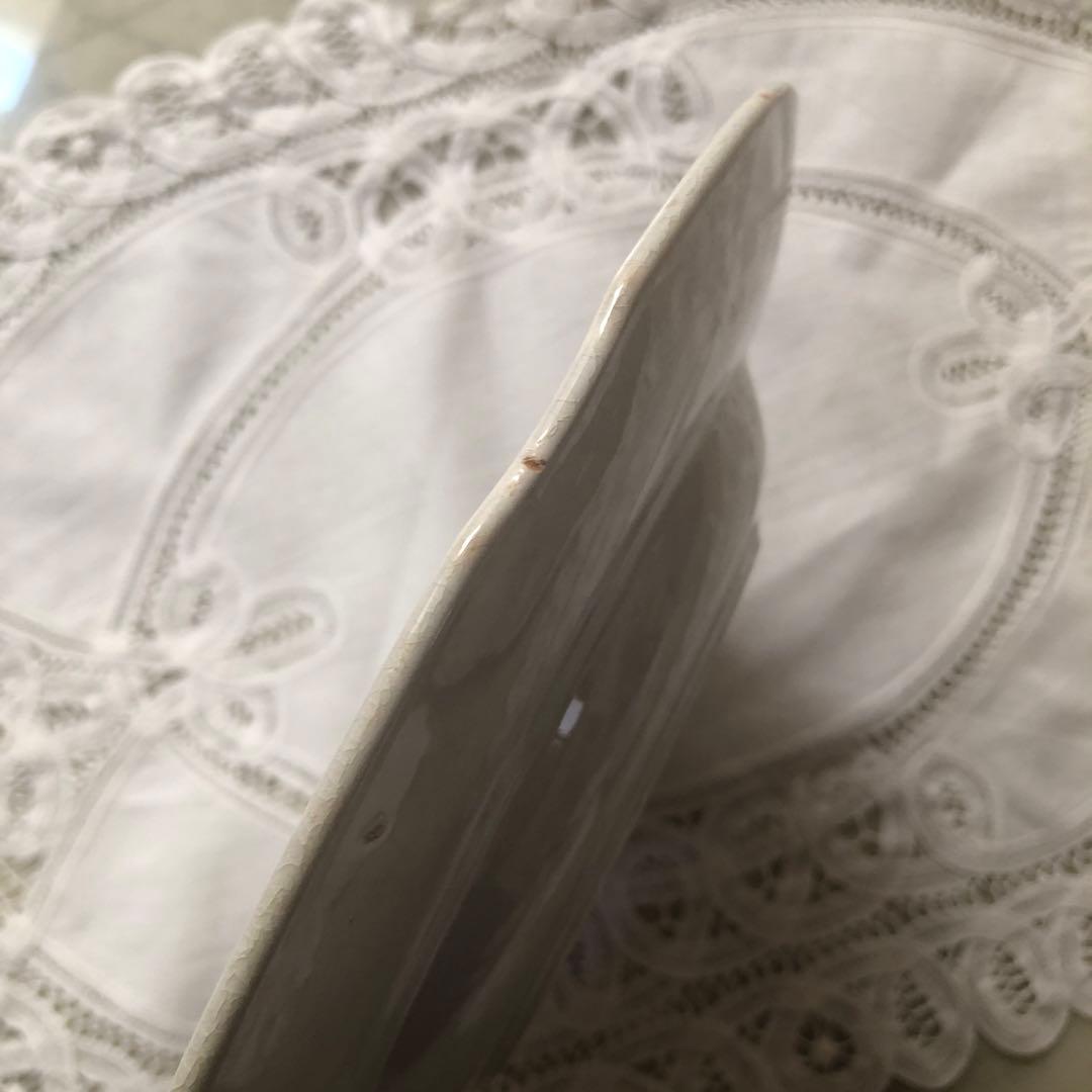 フランス　アンティーク　リュネヴィル　プレート　りんごの花