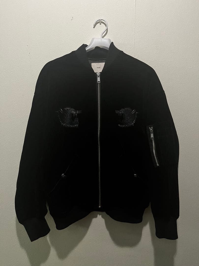 HARE×hxcyyd スーベニアブルゾン 虎 龍 刺繍 東洋 別珍