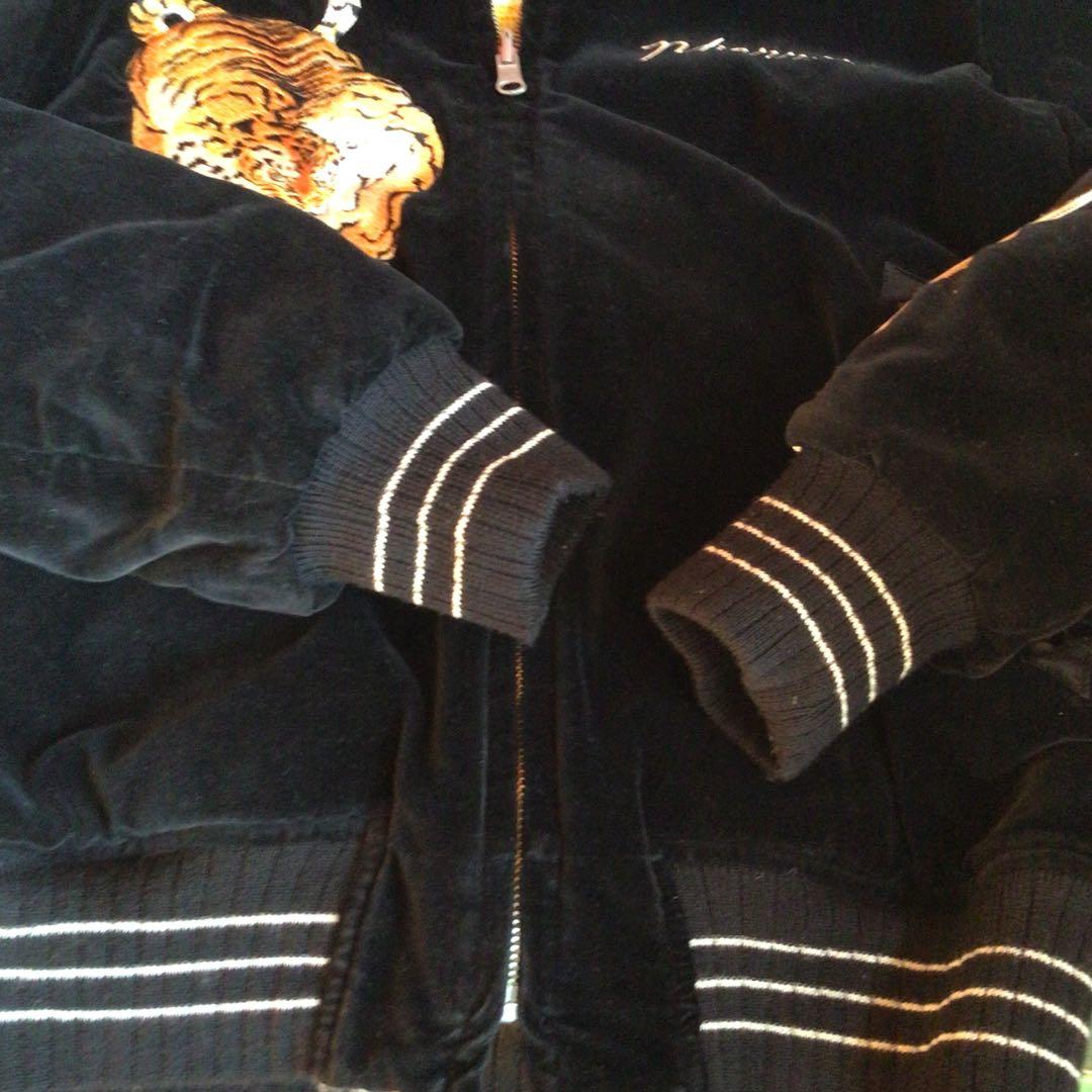 激レアPHERROW'S 匠 最終モデル スカジャン 黒ヒョウ柄 リバーシブル