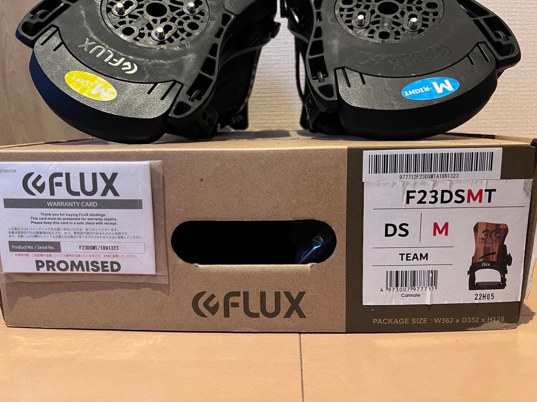 FLUX DS ビンディング ブラック M 木目調 30周年記念モデル