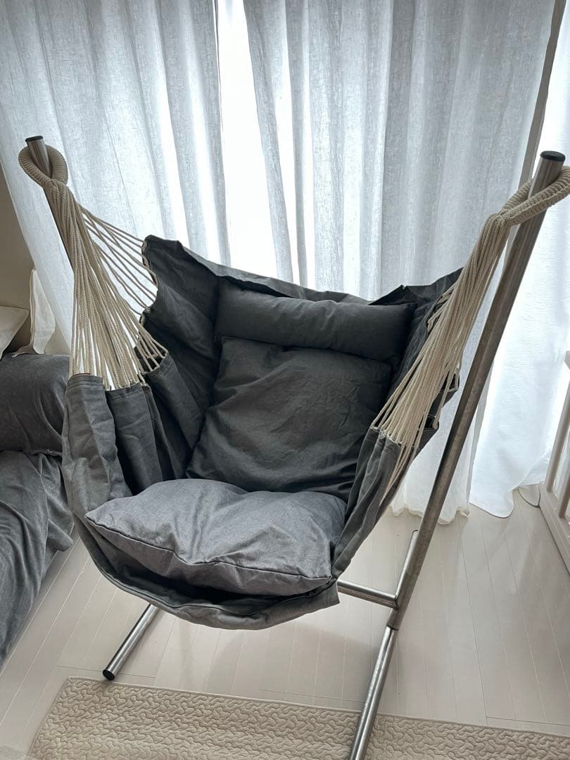 KOMFORTA コンフォルタ　自立式ハンモック　グレー