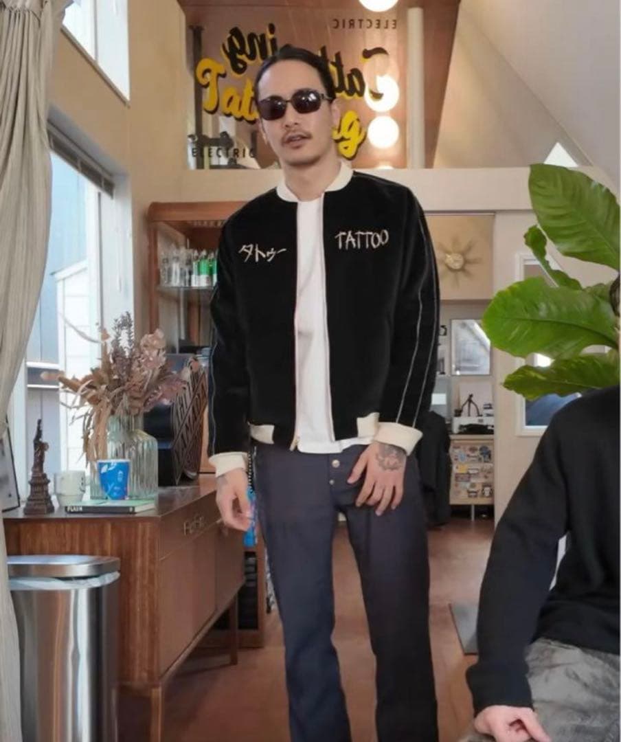 【新品未使用】TSY ORIGINAL スカジャン BLACK×PINK