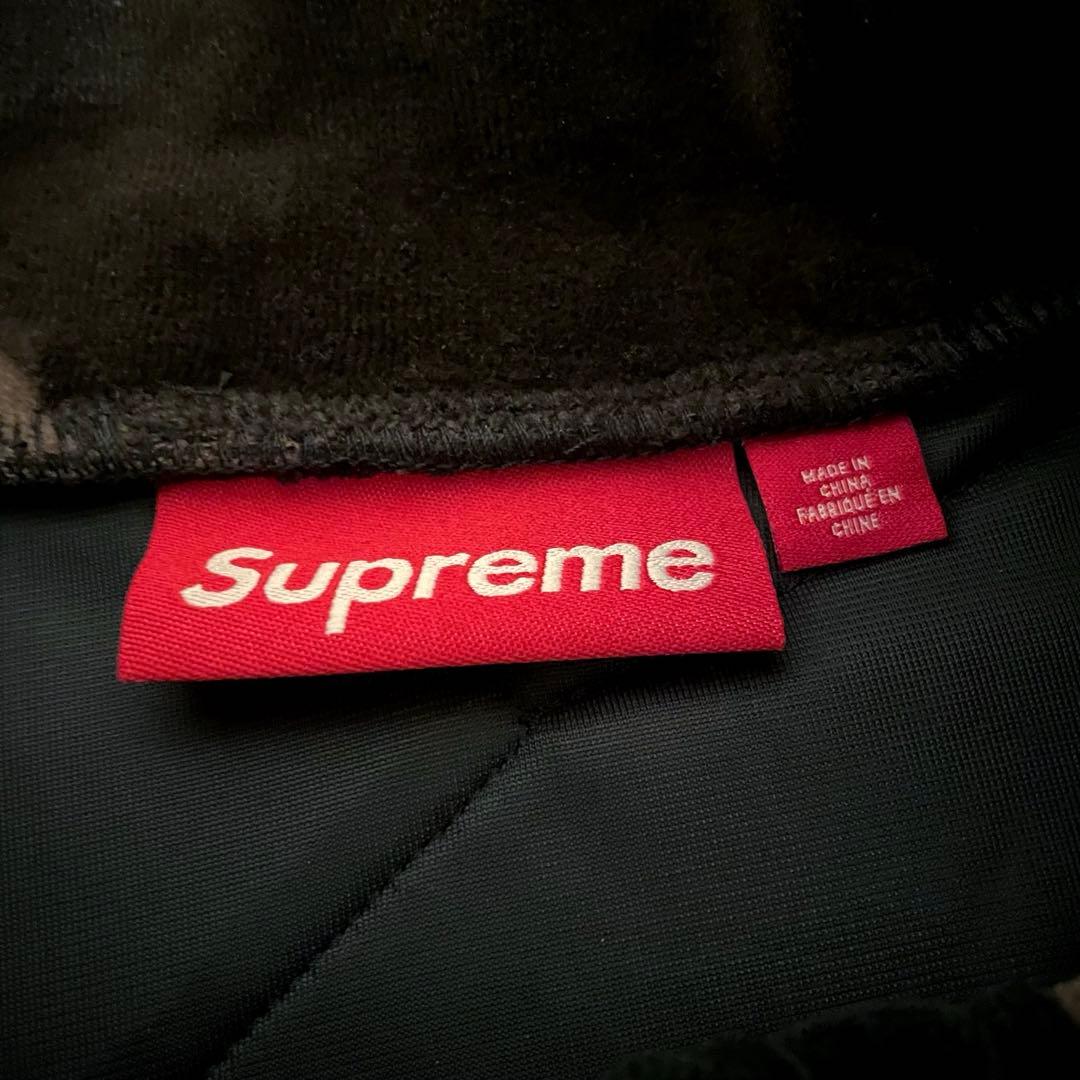 ジャケット・アウター Supreme Patchwork Velour Track Jacket