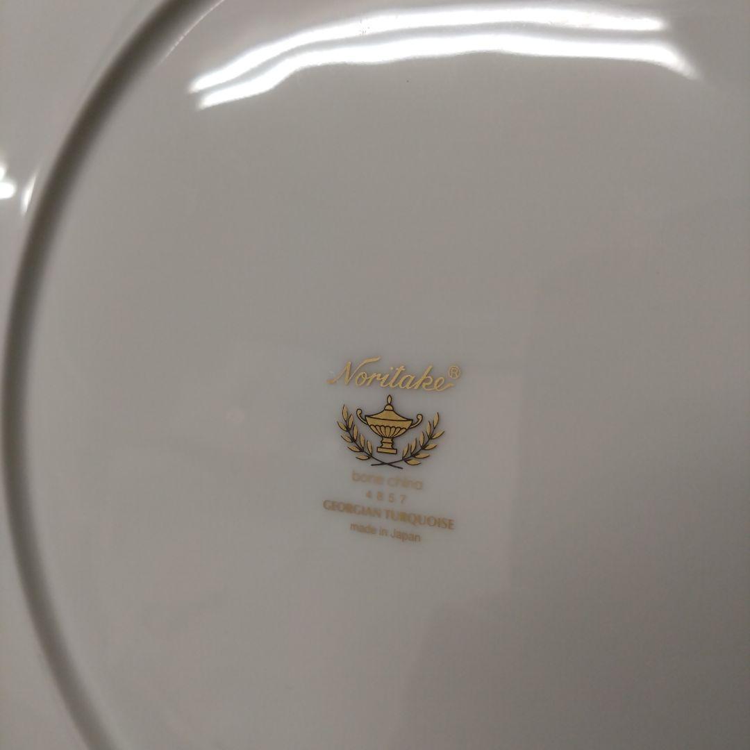 未使用 ノリタケ ジョージアンターコイズ27cmプレート2枚　お祝い