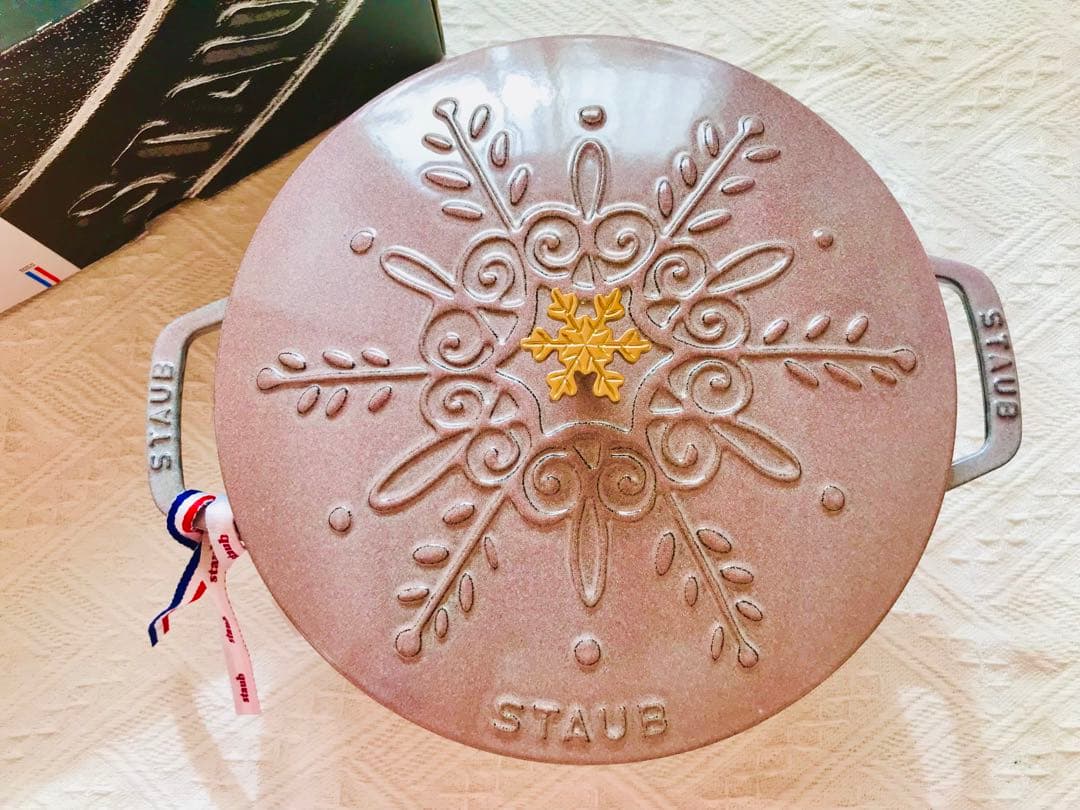 staub ストウブ 24cm スノーフレーク セット