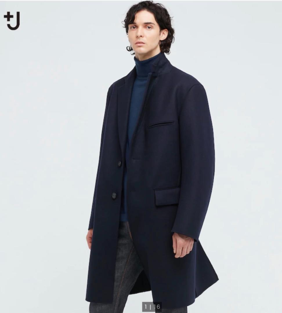 【さらに値下げ中】ウールブレンドチェスターコート ユニクロ＋J