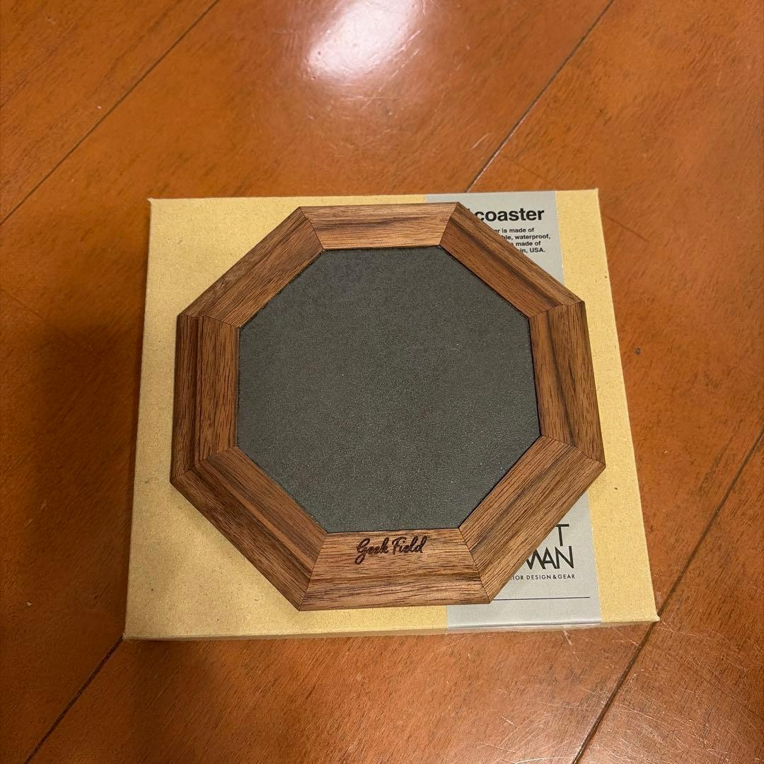 geek field × G.CRAFTMAN ウォールナット コースター