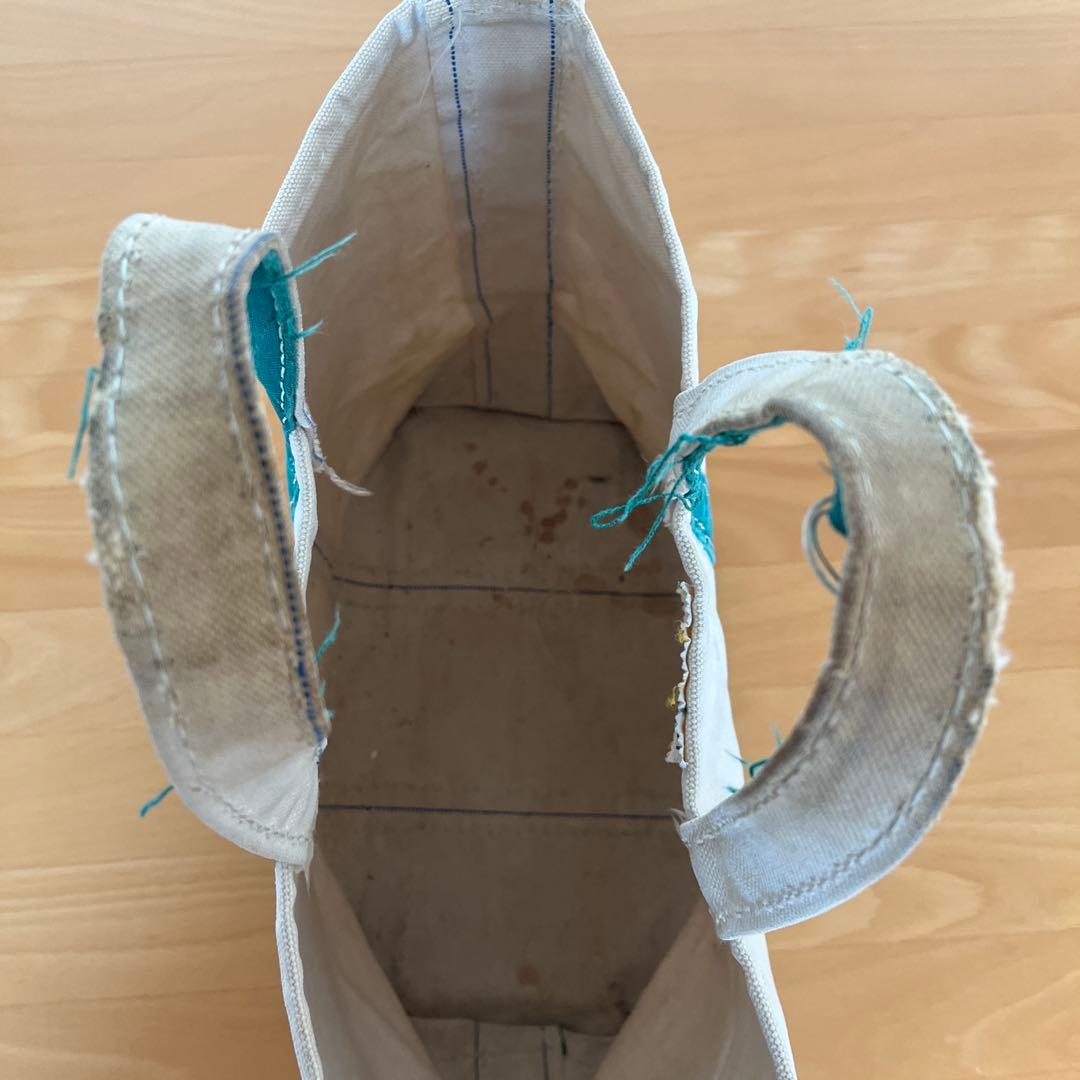 80s 2色タグ エルエルビーン トート グリーン ガイドライン　llbean