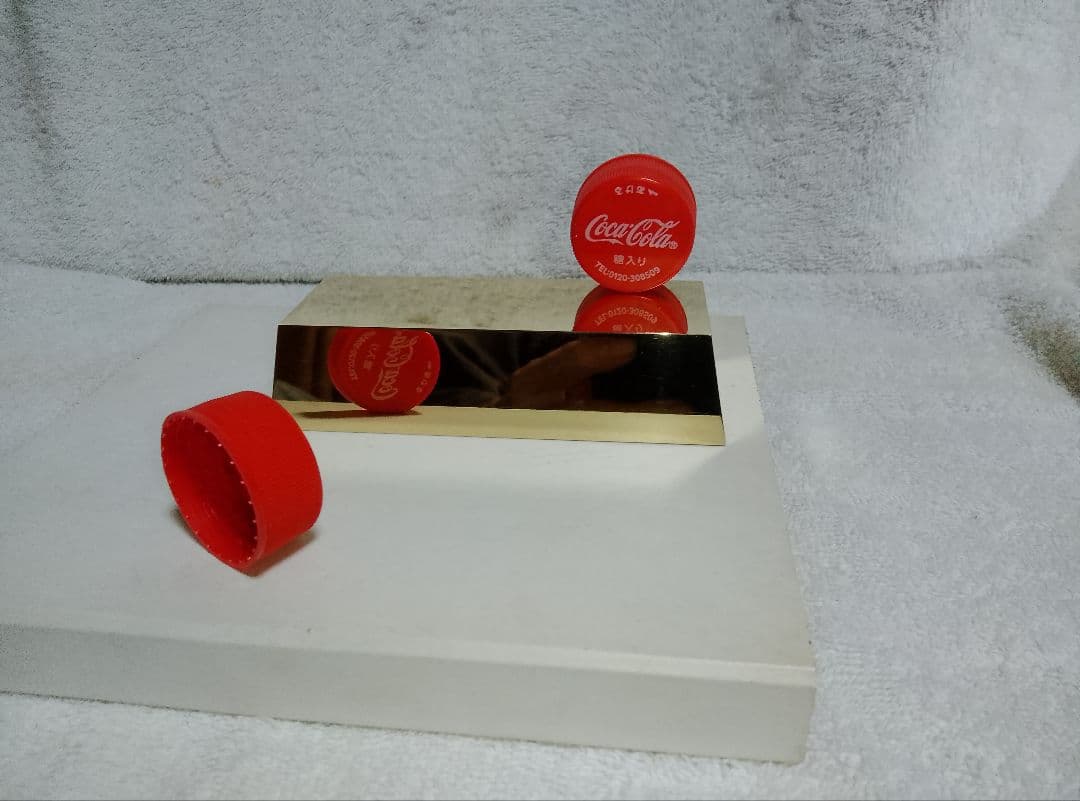 真鍮製台形型インゴット　６面ミラー仕上げ