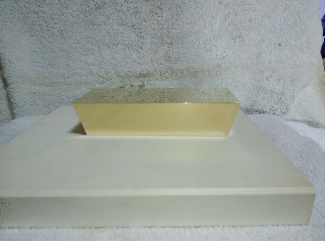 真鍮製台形型インゴット　６面ミラー仕上げ